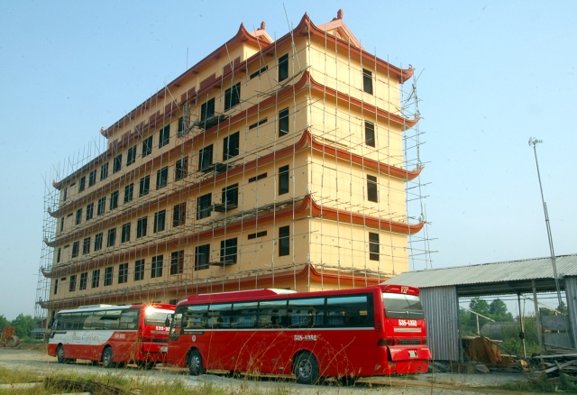 Khóa tu tại Học viện PGVN tại TP. HCM cơ sở Lê Minh Xuân ngày 05/04/2015
