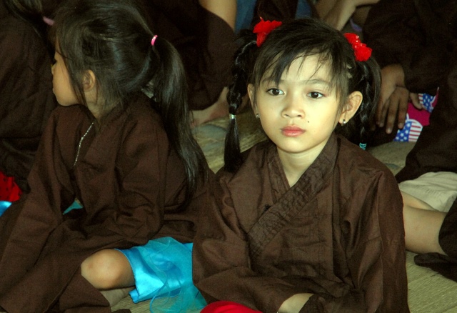 Khóa tu tại Học viện PGVN tại TP. HCM cơ sở Lê Minh Xuân ngày 05/04/2015