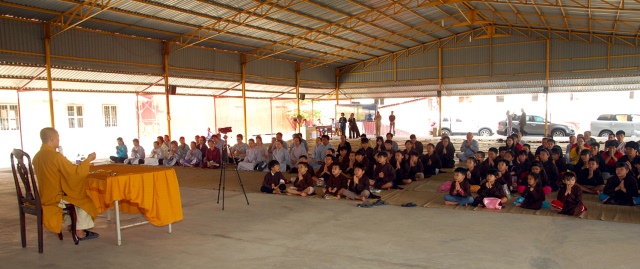 Khóa tu tại Học viện PGVN tại TP. HCM cơ sở Lê Minh Xuân ngày 05/04/2015
