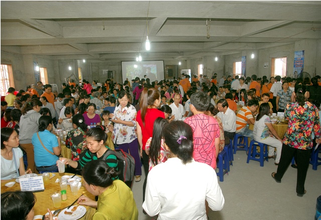 Chùa Giác Ngộ tổ chức tiệc chay gây quỹ xây dựng giai đoạn 3