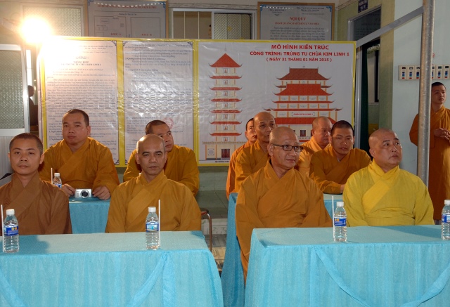 Tiền Giang: Long trọng lễ đặt đá khởi công trùng tu chùa Kim Linh I