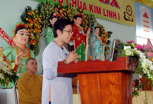 Tiền Giang: Long trọng lễ đặt đá khởi công trùng tu chùa Kim Linh I