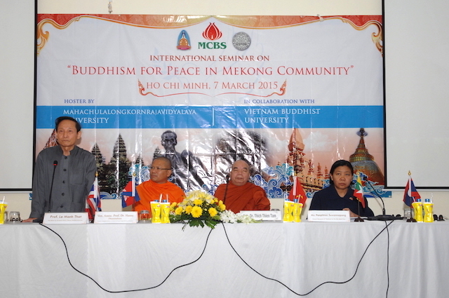 TP.HCM: Hội thảo quốc tế &quot;Phật giáo vì hòa bình khu vực Mekong&quot;