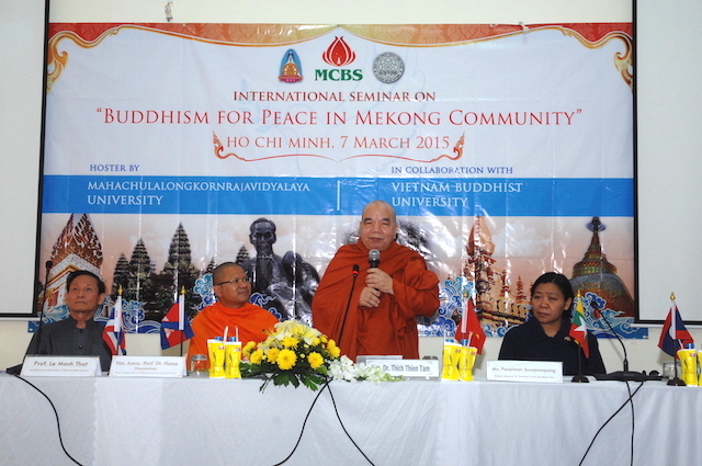 TP.HCM: Hội thảo quốc tế &quot;Phật giáo vì hòa bình khu vực Mekong&quot;