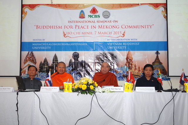 TP.HCM: Hội thảo quốc tế &quot;Phật giáo vì hòa bình khu vực Mekong&quot;