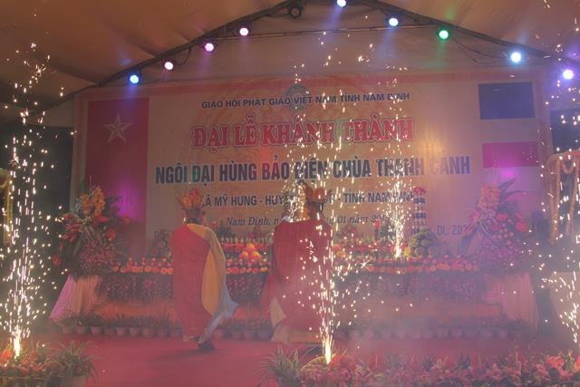 Nam Định: Cắt Băng Khánh Thành Chính Điện Chùa Thanh Cảnh
