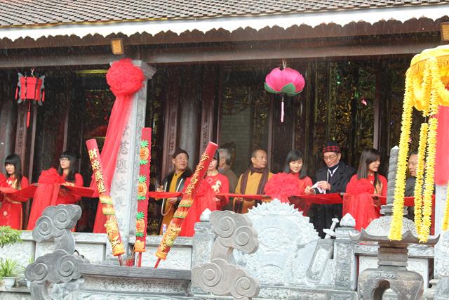 Nam Định: Cắt Băng Khánh Thành Chính Điện Chùa Thanh Cảnh