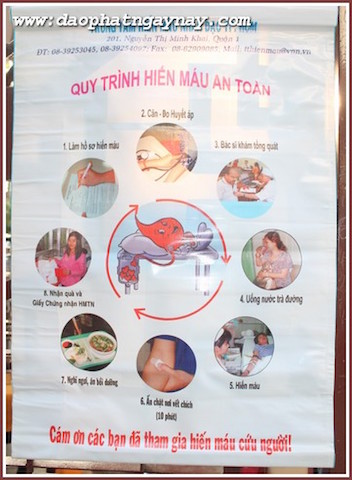 TP.HCM: Quan Âm Tu Viện tham gia phong trào hiến máu nhân đạo