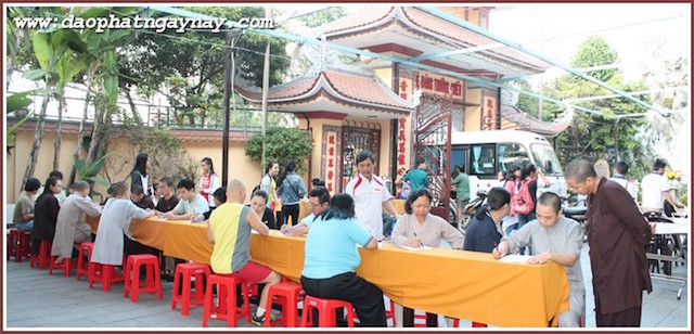 TP.HCM: Quan Âm Tu Viện tham gia phong trào hiến máu nhân đạo