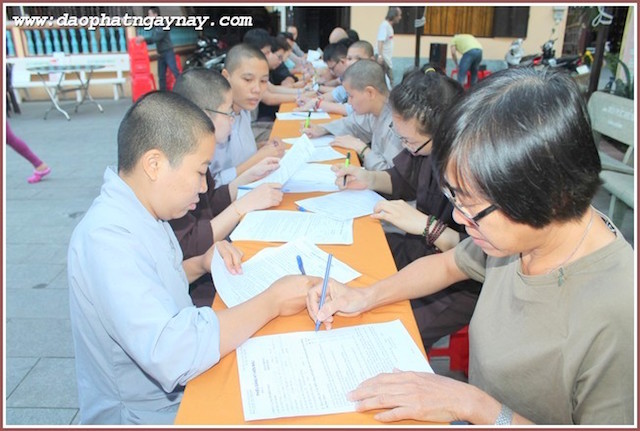 TP.HCM: Quan Âm Tu Viện tham gia phong trào hiến máu nhân đạo