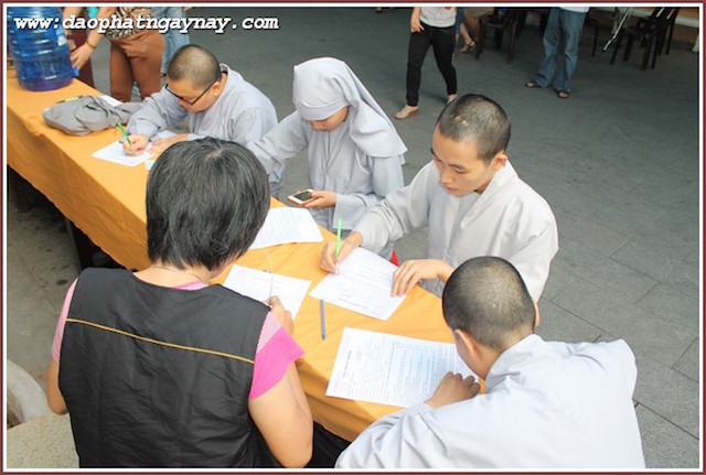 TP.HCM: Quan Âm Tu Viện tham gia phong trào hiến máu nhân đạo