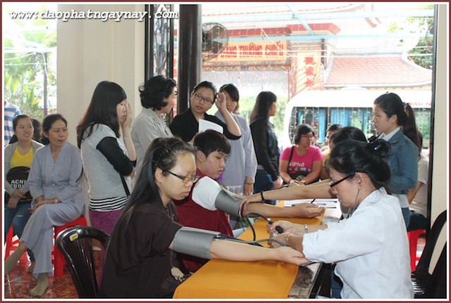 TP.HCM: Quan Âm Tu Viện tham gia phong trào hiến máu nhân đạo