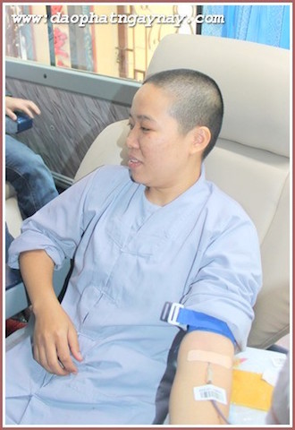 TP.HCM: Quan Âm Tu Viện tham gia phong trào hiến máu nhân đạo
