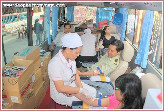 TP.HCM: Quan Âm Tu Viện tham gia phong trào hiến máu nhân đạo