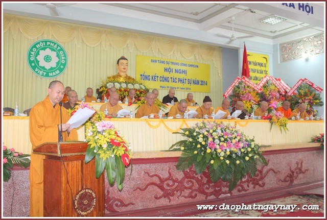 TP.HCM: Ban Tăng sự T.Ư tổng kết hoạt động Phật sự năm 2014