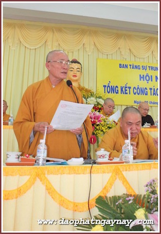 TP.HCM: Ban Tăng sự T.Ư tổng kết hoạt động Phật sự năm 2014