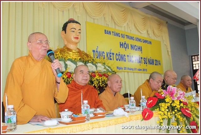 TP.HCM: Ban Tăng sự T.Ư tổng kết hoạt động Phật sự năm 2014