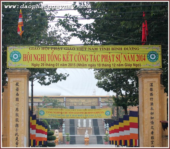 Bình Dương: Hội nghị tổng kết công tác Phật sự 2014