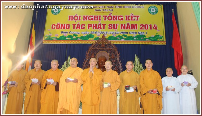 Bình Dương: Hội nghị tổng kết công tác Phật sự 2014