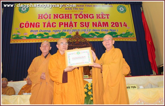 Bình Dương: Hội nghị tổng kết công tác Phật sự 2014