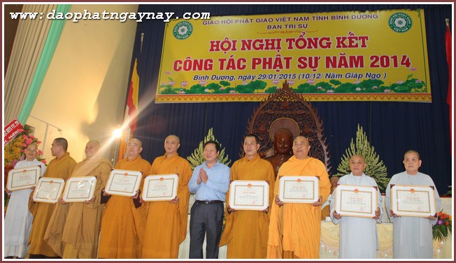 Bình Dương: Hội nghị tổng kết công tác Phật sự 2014