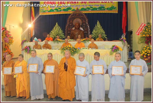 Bình Dương: Hội nghị tổng kết công tác Phật sự 2014