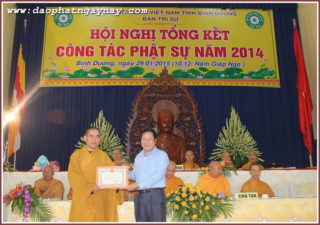 Bình Dương: Hội nghị tổng kết công tác Phật sự 2014