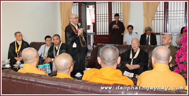 TP.HCM: Phái đoàn Phật giáo Nhật Bản thăm, chúc Tết Chư tôn đức TƯGH