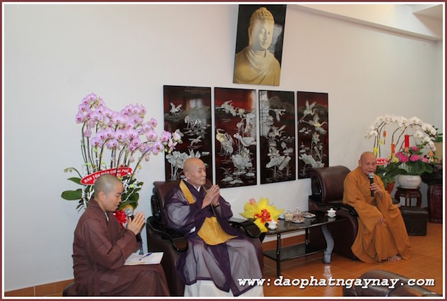 TP.HCM: Phái đoàn Phật giáo Nhật Bản thăm, chúc Tết Chư tôn đức TƯGH