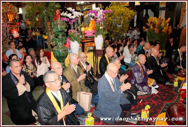TP.HCM: Phái đoàn Phật giáo Nhật Bản thăm, chúc Tết Chư tôn đức TƯGH