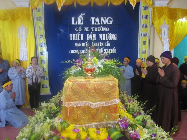 Thái Bình: Lễ tưởng niệm và nhập bảo tháp cố Ni trưởng Thích Đàm Nhương
