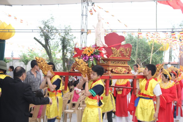 Thái Bình: Khai mạc lễ hội Quan Âm chùa Đại Bi
