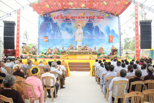 Thái Bình: Khai mạc lễ hội Quan Âm chùa Đại Bi