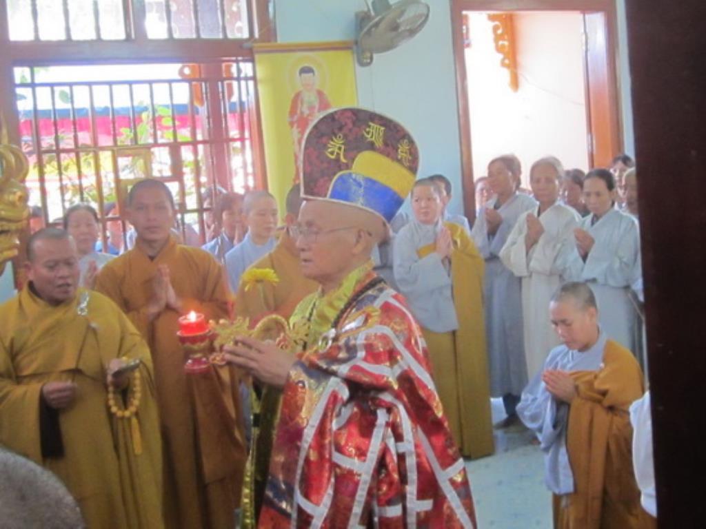 Chùa Minh Châu tổ chức lễ lạc thành giảng đường và an vị Tây phương tam thánh