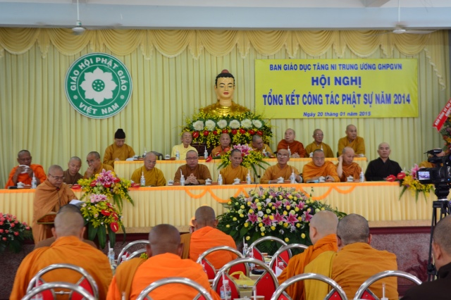 Hội nghị tổng kết và triển khai công tác Phật sự 2014-2015 của Ban Giáo dục Tăng Ni TW