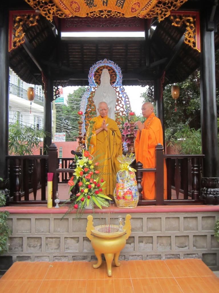 Chùa Phú Đức tổ chức lễ lạc thành Quan Âm các