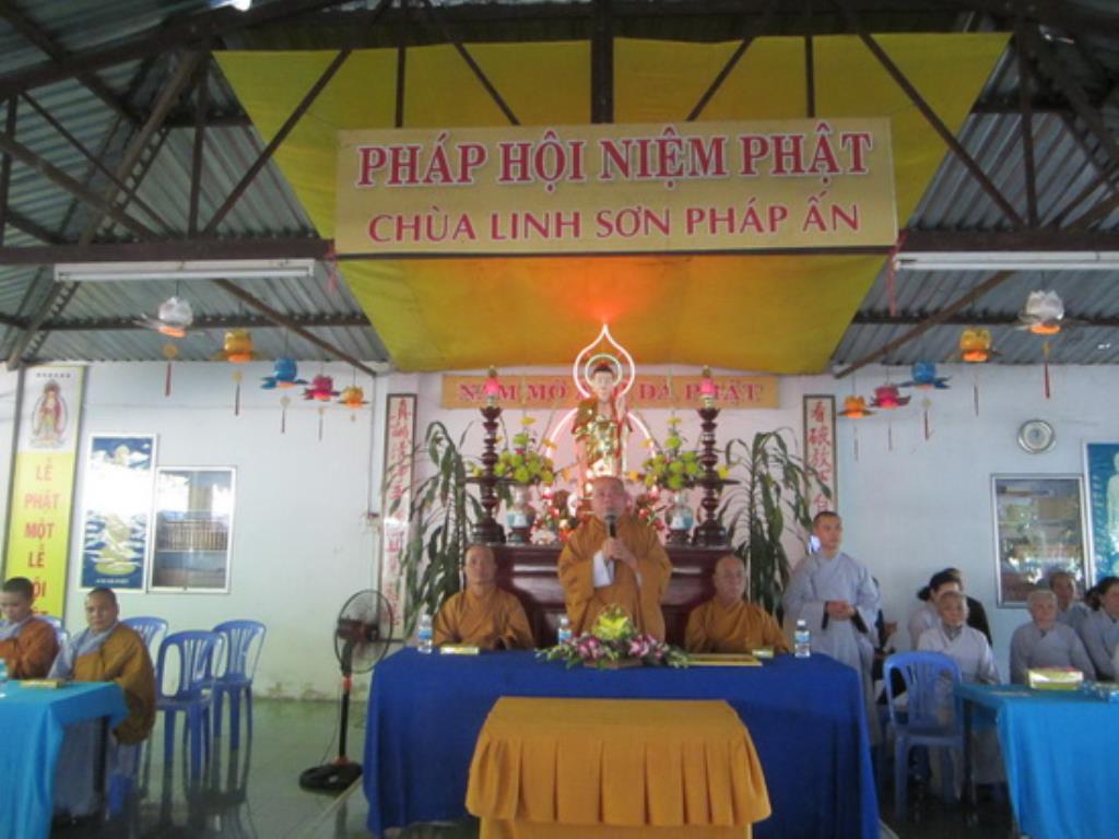 Khóa tu niệm Phật lần thứ 13 tại chùa Linh Sơn Pháp Ấn