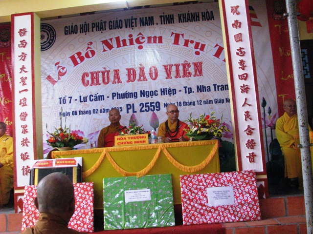 Khánh Hòa: Lễ Bổ nhiệm trụ trì chùa Đào Viên – Di tích Lịch sử Văn hóa