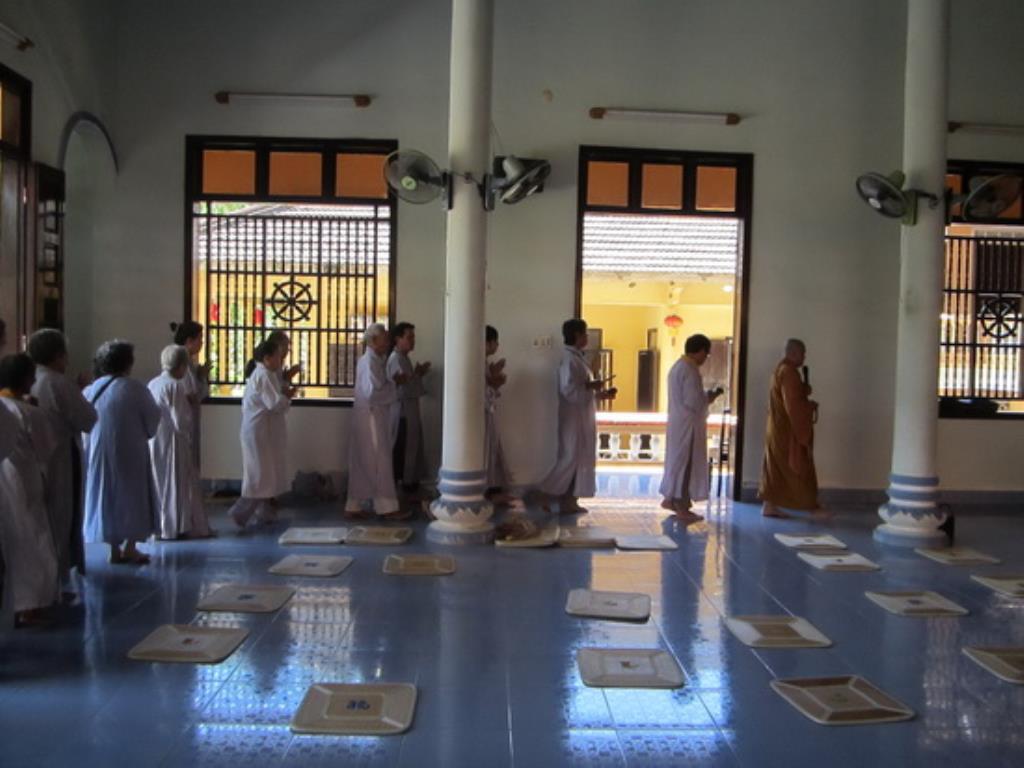 Khóa tu Bát quan trai đầu năm tại chùa Đức Hòa