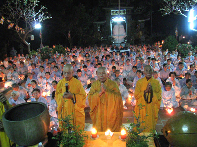 Chùa Thanh Hải, Chùa Linh Thứu, Linh Quang tổ chức lễ Vía Đức Phật A Di Đà