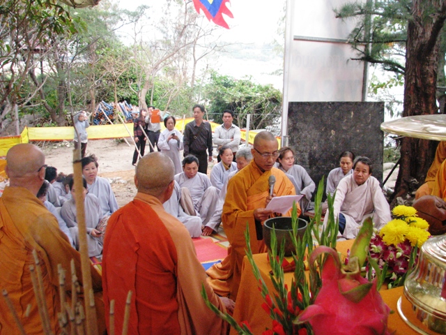 Khánh Hòa: Lễ Đặt đá khởi công Đại trùng tu chùa Từ Tôn (Hòn Đỏ)