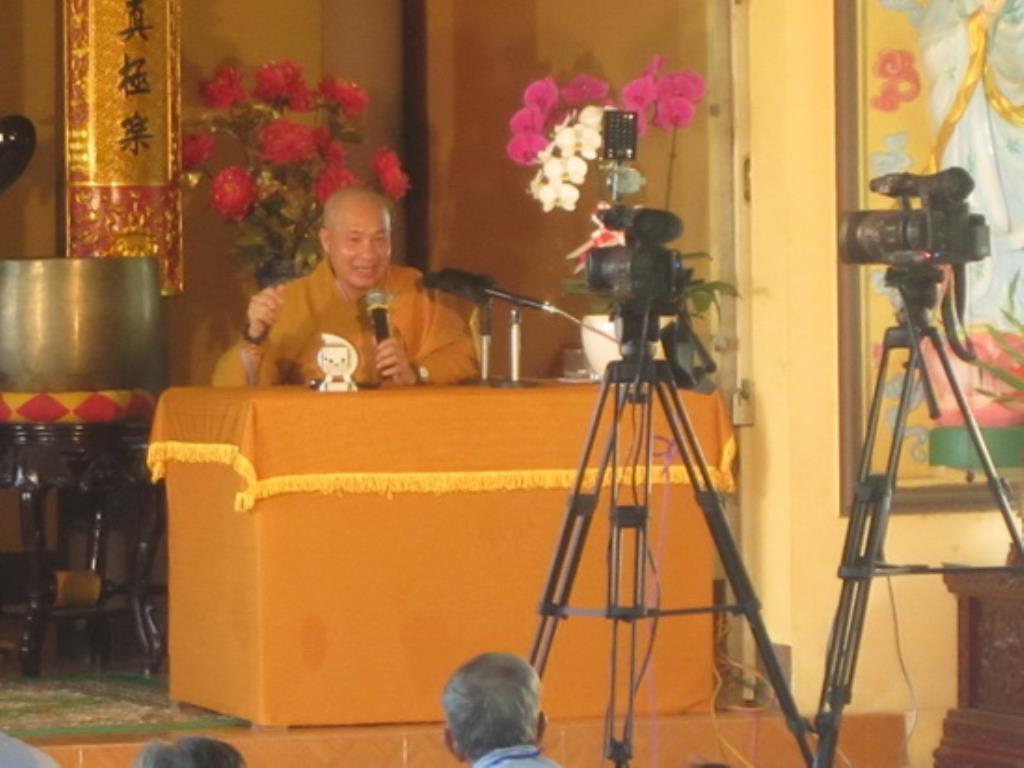 Chùa Sắc Tứ Minh Thiện khai khóa tu niệm Phật đầu năm Ất Mùi