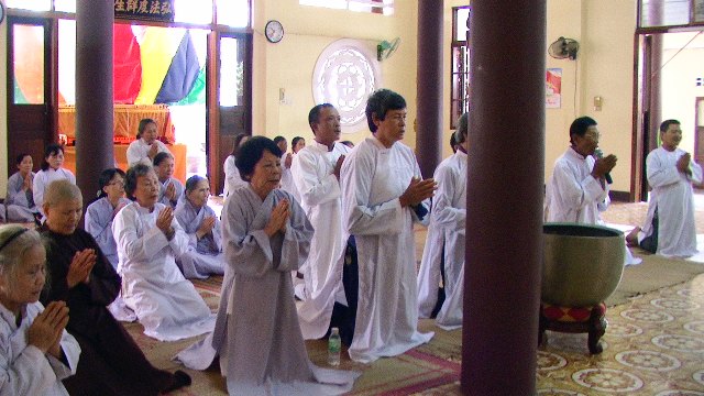 Khánh Hòa: Tịnh xá Ngọc Pháp lễ Vía Đức Phật A Di Đà