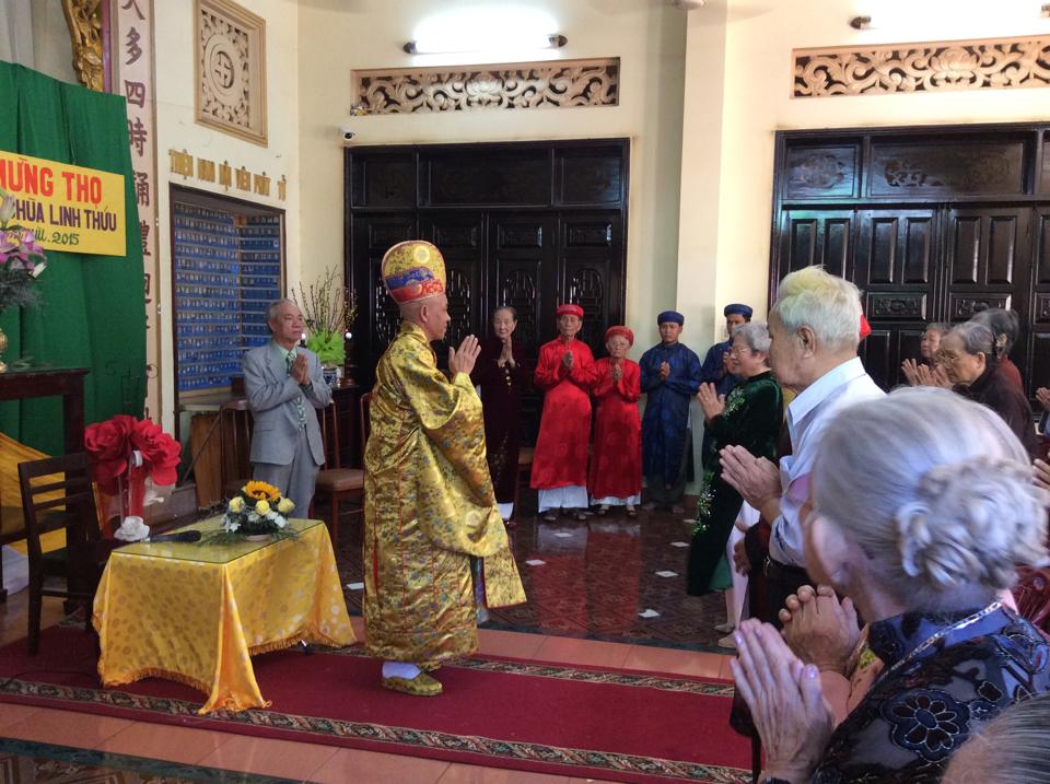 Khánh Hòa: Chùa Linh Thứu chúc thọ 154 đạo hữu cao niên