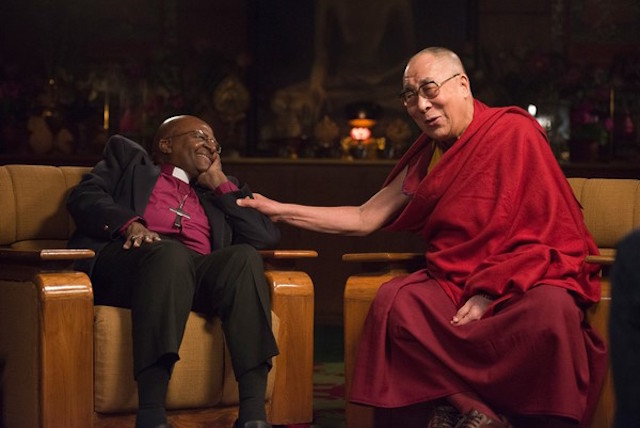 Ấn Độ Chùm ảnh Đức Đạt Lai Lạt Ma đón Tổng giám mục Nam Phi Desmond Tutu