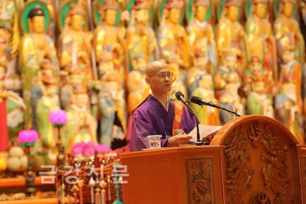 Hàn Quốc: Kỷ niệm 70 chu niên Khai sơn ngôi Guinsa, Chungcheongbuk