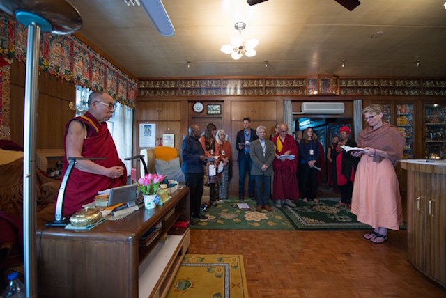 Ấn Độ Chùm ảnh Đức Đạt Lai Lạt Ma đón Tổng giám mục Nam Phi Desmond Tutu