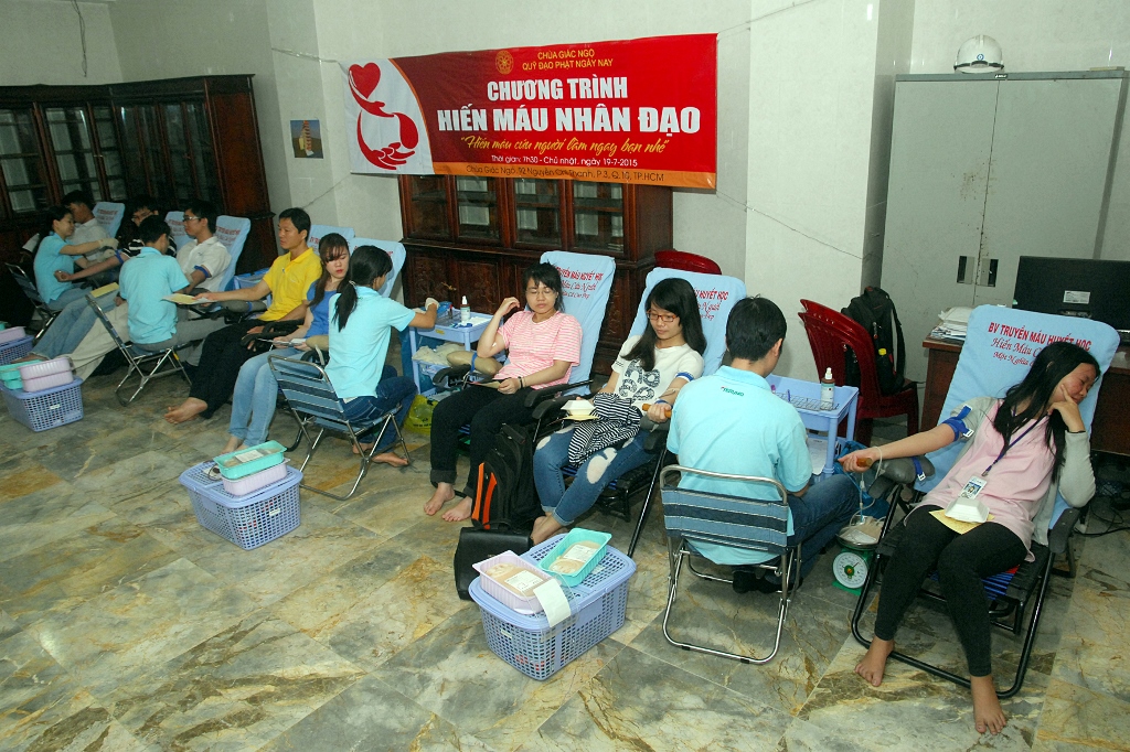Quỹ Đạo Phật Ngày Nay tổ chức Hiến máu nhân đạo Lần 2