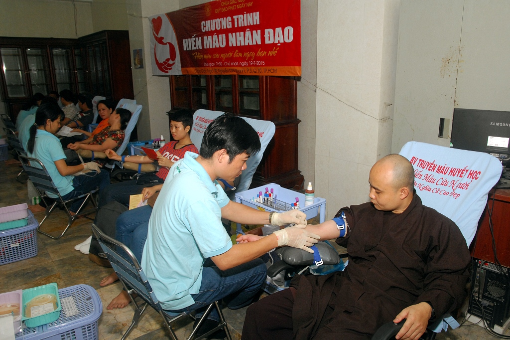 Quỹ Đạo Phật Ngày Nay tổ chức Hiến máu nhân đạo Lần 2