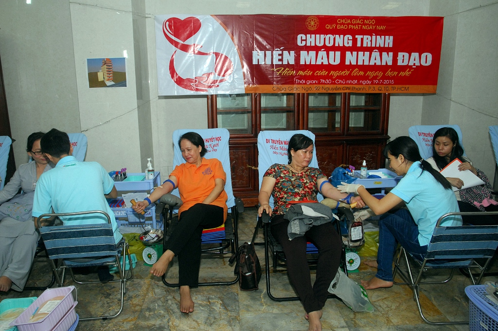 Quỹ Đạo Phật Ngày Nay tổ chức Hiến máu nhân đạo Lần 2
